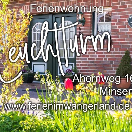 Ferien Im Wangerland Ferienwohnung Leuchtturm Minsen Schillig Hund Pool Sauna Norderaltendeich Екстериор снимка